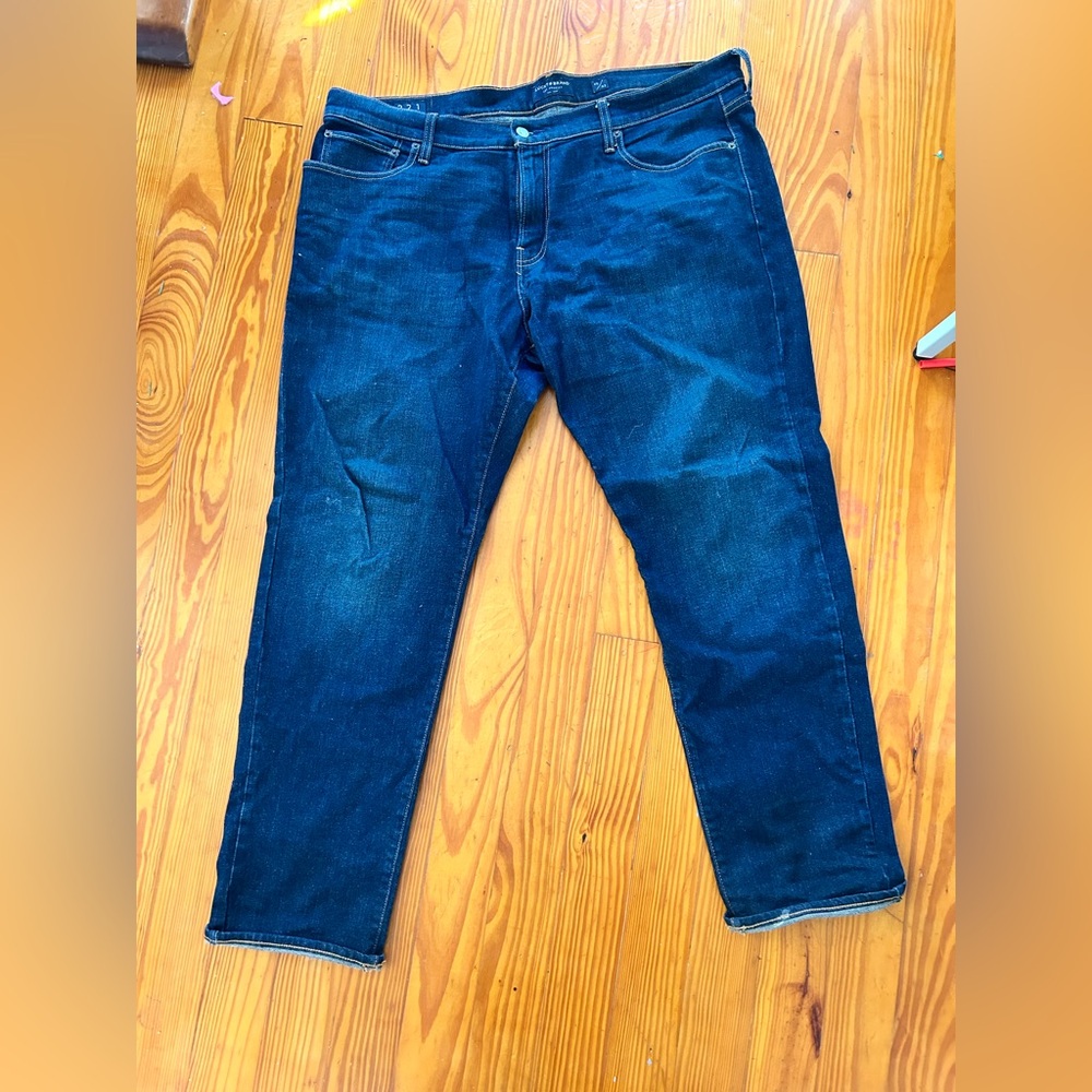 Lucky Brand Men's Dark Blue 221 Straight Jeans
